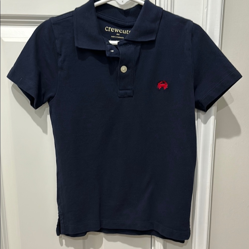 Crewcuts Navy Blue Kids Polo Shirt